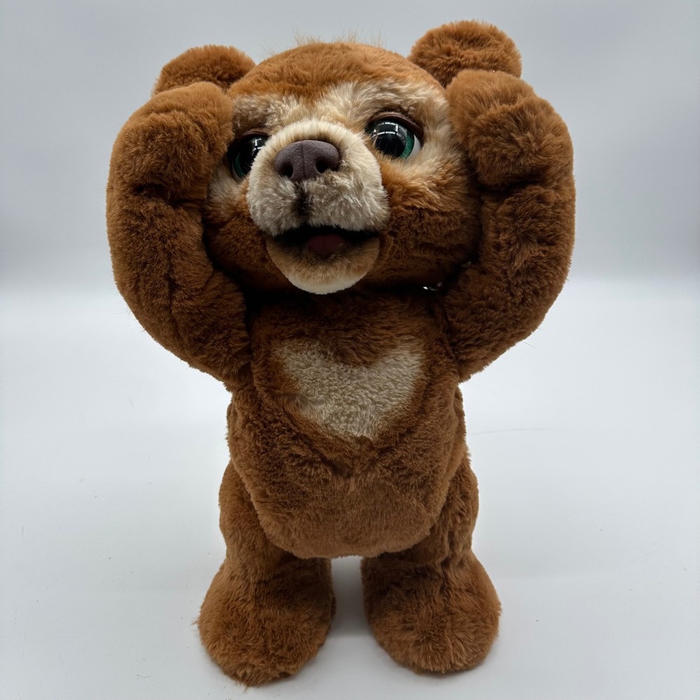 FurReal Friends Cubby the Curious Bear Interactive Plush Toy Brown E4591 Works
